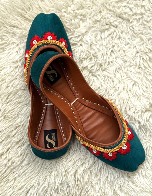 Floral Teal